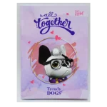 CUADERNO 17X22 TAPA FLEXIBLE ABROCHADO TRENDY DOGS X 48 HOJAS - Imagen 4